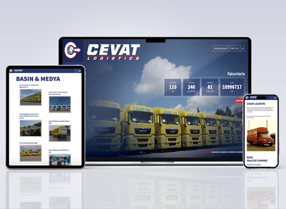 Cevat Logistics Web Sitesi<br/><br/>